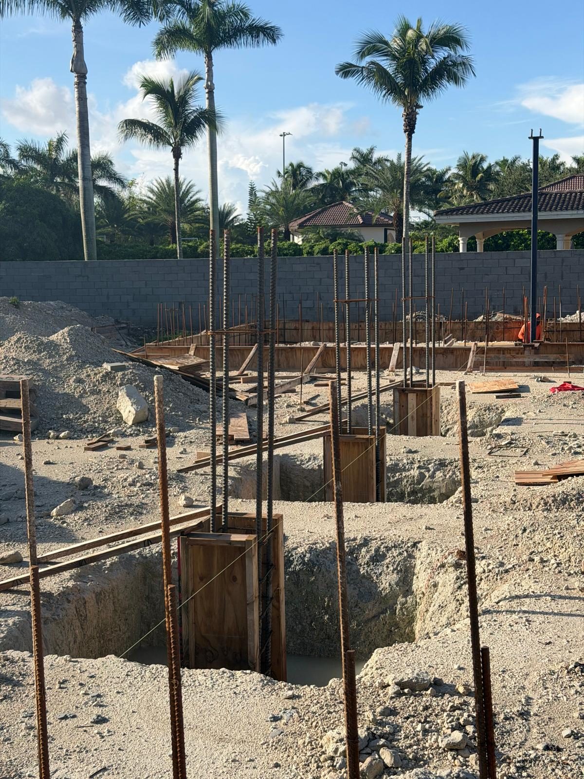 Foundations and column dowels, Miami-Dade